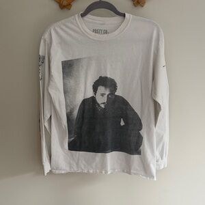 Post Malone Runaway tour 2019 long sleeve shirt size medium white